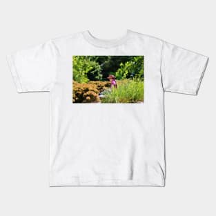 Lady In The Garden Kids T-Shirt